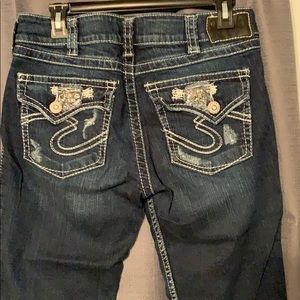 Silver jeans suki Capri jeans size 30